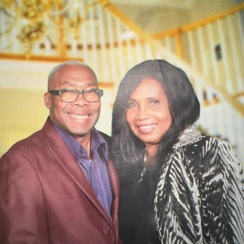 Derrick Ward and Cynthia Ward together at Thunders Tabernacle Ministry of Christ
